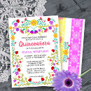 Search for purple white birthday invitations Floral