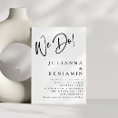 Search for we do wedding invitations Simple