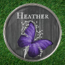 Search for butterfly golf ball markers Purple
