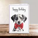 Search for dalmatian birthday cards Cute