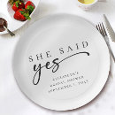 Search for she said yes plates Black and white