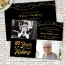 Search for budget birthday invitations black and gold