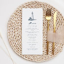 Search for nautical wedding menus Navy blue