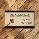 Search for auctioneer business cards Gavel