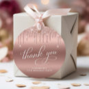 Search for rose gold gift tags Thank you
