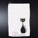 Search for cats golf towels Kitty
