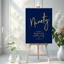 Search for 90th birthday signs Gold