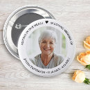 Search for memorial buttons Celebration of life