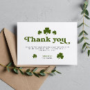 Search for st patricks day thank you cards Green