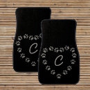 Search for dog paw print car floor mats Heart