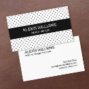 Search for polka dot business cards modern