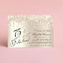 Search for 75th birthday invitations 75 and fabulous