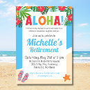 Search for tropical hawaiian retirement invitations Aloha