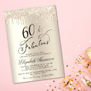 Search for 60 and fabulous invitations Elegant