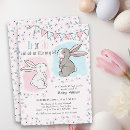 Search for bunny gender reveal invitations Cute