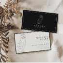 Search for cosmetologist business cards Minimalist