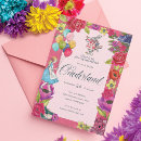 Search for wonderland invitations a very important date
