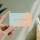 Search for ombre business cards Minimal