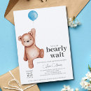 Search for cute baby shower invitations blue