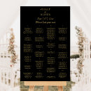 Search for black gold wedding seating charts Alphabetical