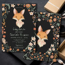 Search for fox baby shower invitations rustic