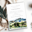 Search for italy bridal shower invitations Watercolor