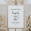 Search for happily ever after wedding signs Minimalist