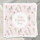 Search for wildflower napkins Greenery