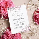 Search for cherry blossom wedding invitations whimsical