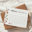 Search for for parents advice cards Wildflower baby shower