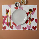 Search for valentines day placemats Hearts