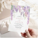 Search for wisteria wedding invitations Rustic