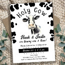 Search for holy cow birthday invitations Moo
