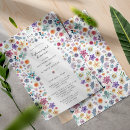 Search for wildflower rehearsal dinner invitations Elegant modern floral