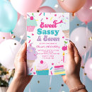 Search for sweet and sassy birthday invitations Ice cream