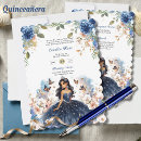 Search for navy blue quinceanera invitations Butterflies