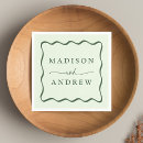 Search for retro wedding napkins Simple