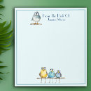 Search for bird notepads Whimsical