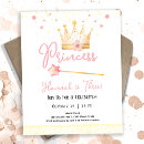 Search for pink and gold birthday invitations Little girl