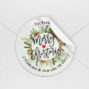 Search for merry christmas stickers Merry and bright