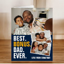 Search for stepfather fathers day cards Best bonus dad ever