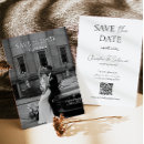 Search for qr code wedding save the dates Black and white