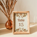 Search for retro wedding table cards Boho
