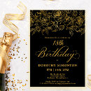 Search for rose gold 18th birthday invitations Stylish