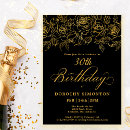 Search for rose gold 30th birthday invitations Stylish