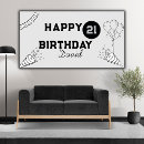 Search for 21st birthday banners Script