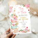 Search for tea for two invitations For kids