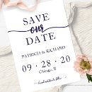 Search for navy blue save the dates Chic