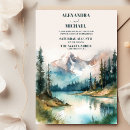 Search for evergreen wedding invitations Evergreen pine tree