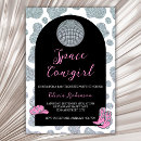 Search for space cowgirl bachelorette party invitations Pink